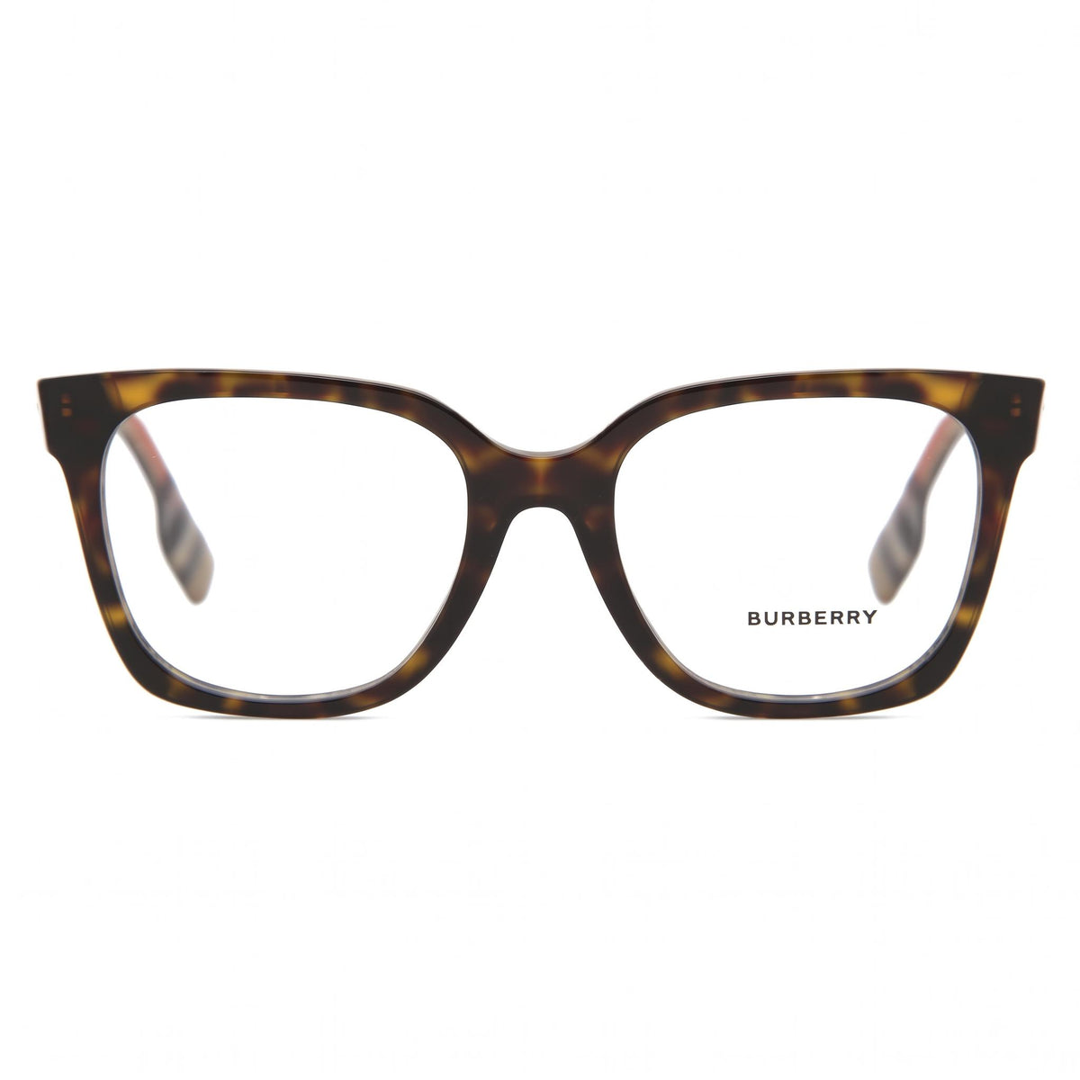 BURBERRY Be 2347 Gafas ópticas de plástico para mujer, color havana oscuro, armazón de 52 mm, lente de 19 mm, puente de 140 mm, patilla, Photo 2