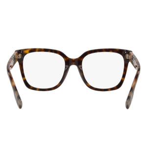 Burberry Be 2347 Square Eyeglasses for Women — interior view, Polycarbonate demo lenses
