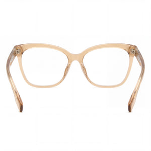 Burberry Be 2364f Cat Eye Eyeglasses Women — side view, Brown Plastic temples