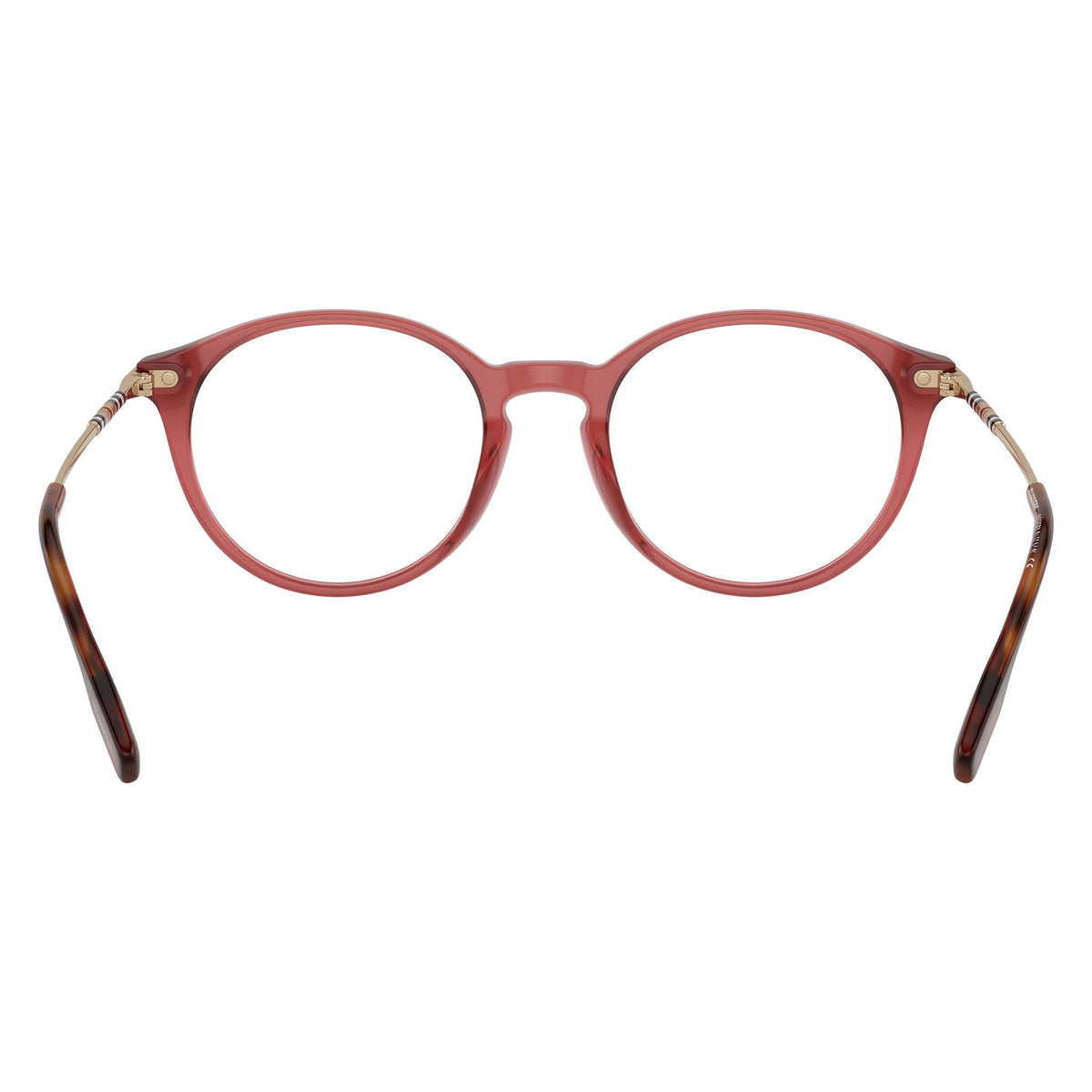 Burberry Be 2365 Red Round Eyeglasses for Women, Acetate 51mm, Photo 3