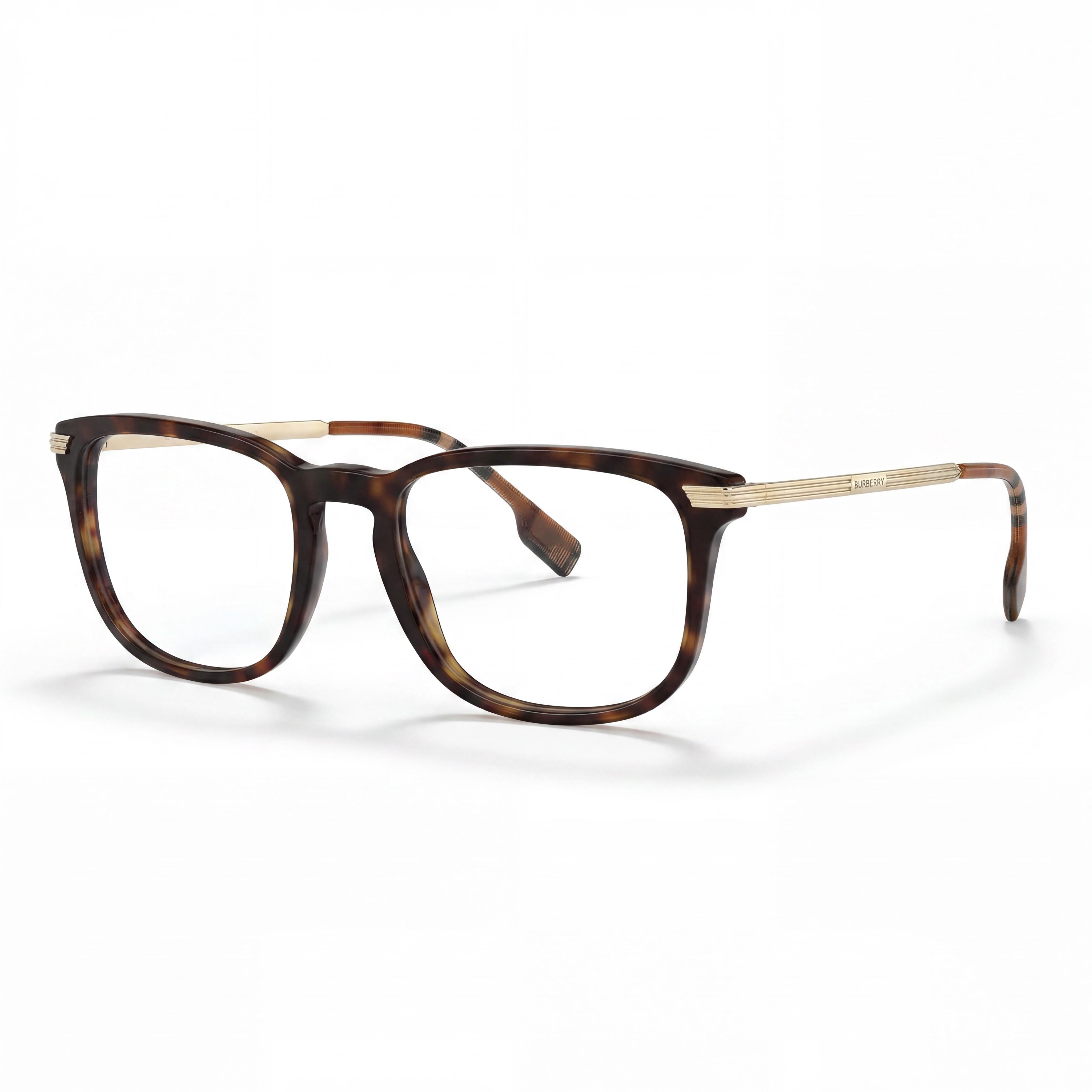 Burberry BE 2369 Gafas Rectangulares Havana para Hombre, Plástico, Photo 1