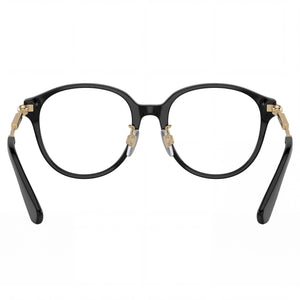 Burberry Be 2412d Round Eyeglasses Men — side view, Black Acetate temples