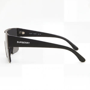 Burberry be 4291 Aviator Sunglasses Unisex — side view, Non-Polarized Gray lens