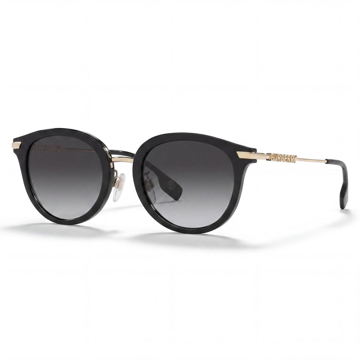 Burberry Be 4398d Black Gray Gradient Oval Sunglasses for Women, 50mm, Photo 1