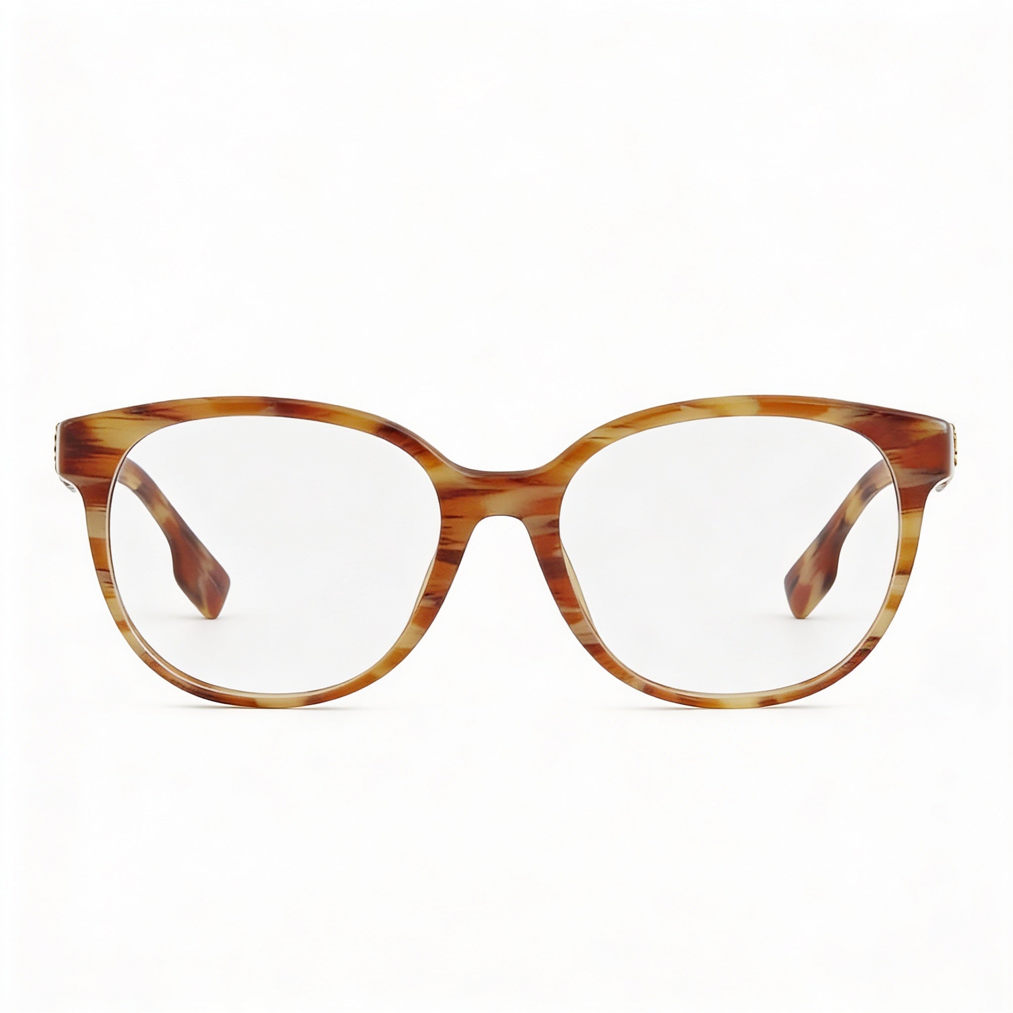 Gafas graduadas cuadradas marrones jaspeadas Burberry BE2332 para mujer, Photo 2
