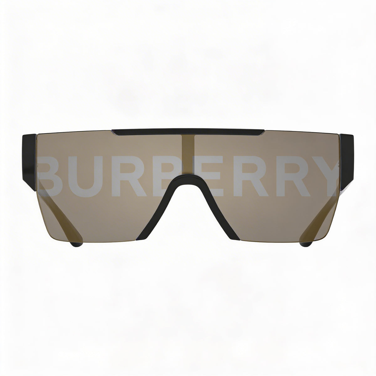 Burberry BE4291 Black Shield Rectangular Sunglasses Unisex, 38mm, Photo 2