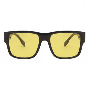 Burberry BE4358 Square Sunglasses for Men — front view, Propionate frame