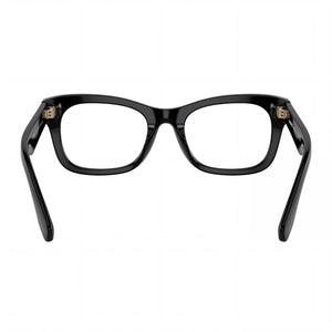 Burberry Rectangle Eyeglasses Unisex — front view, Black