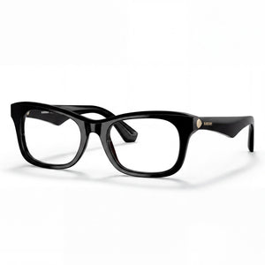 Burberry Black Rectangle Eyeglasses for Unisex, Black frame