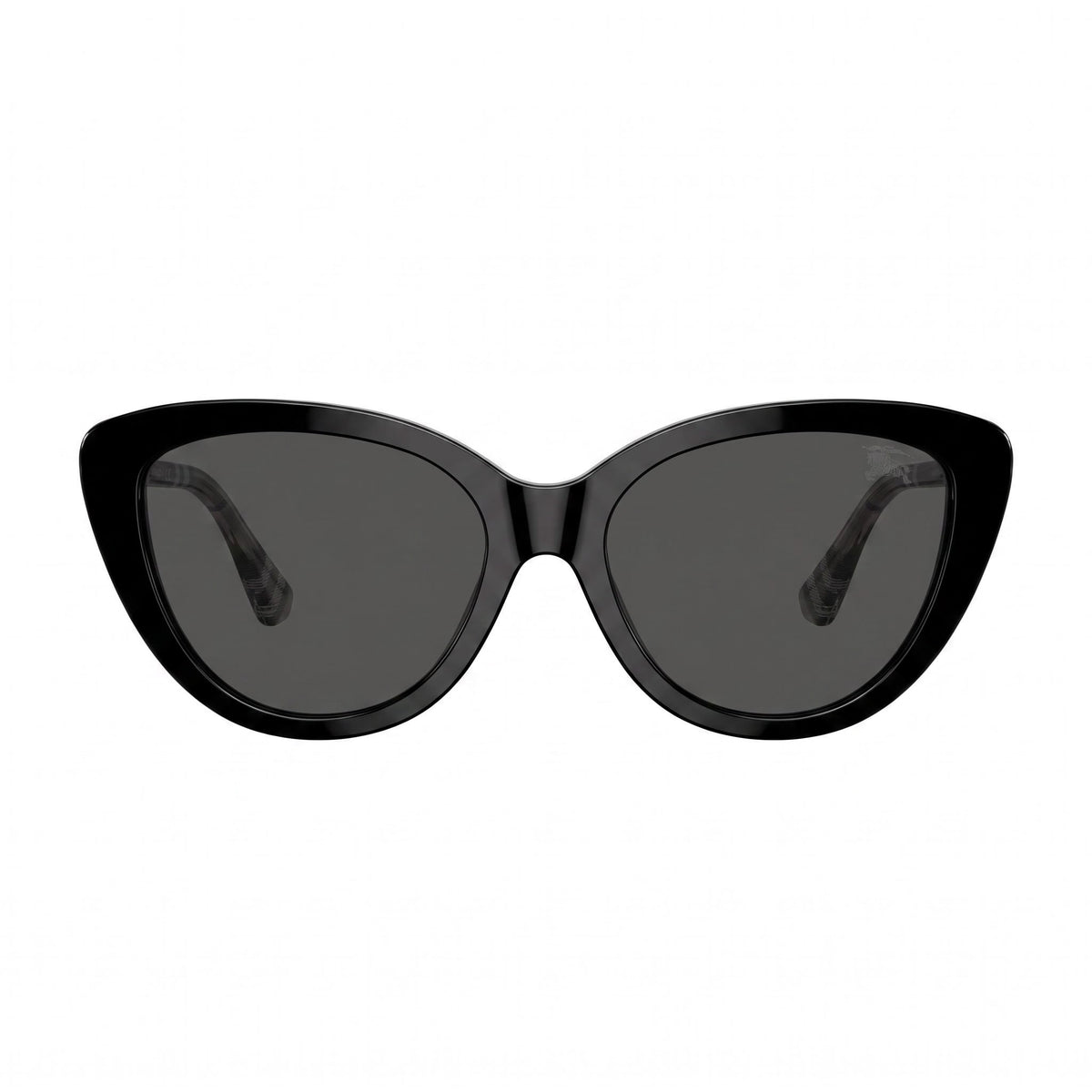 BURBERRY Clásico de Mujer Montura de Acetato Negro Gris Oscuro Lente de Policarbonato Gris Oscuro No Polarizado 55mm, Photo 2