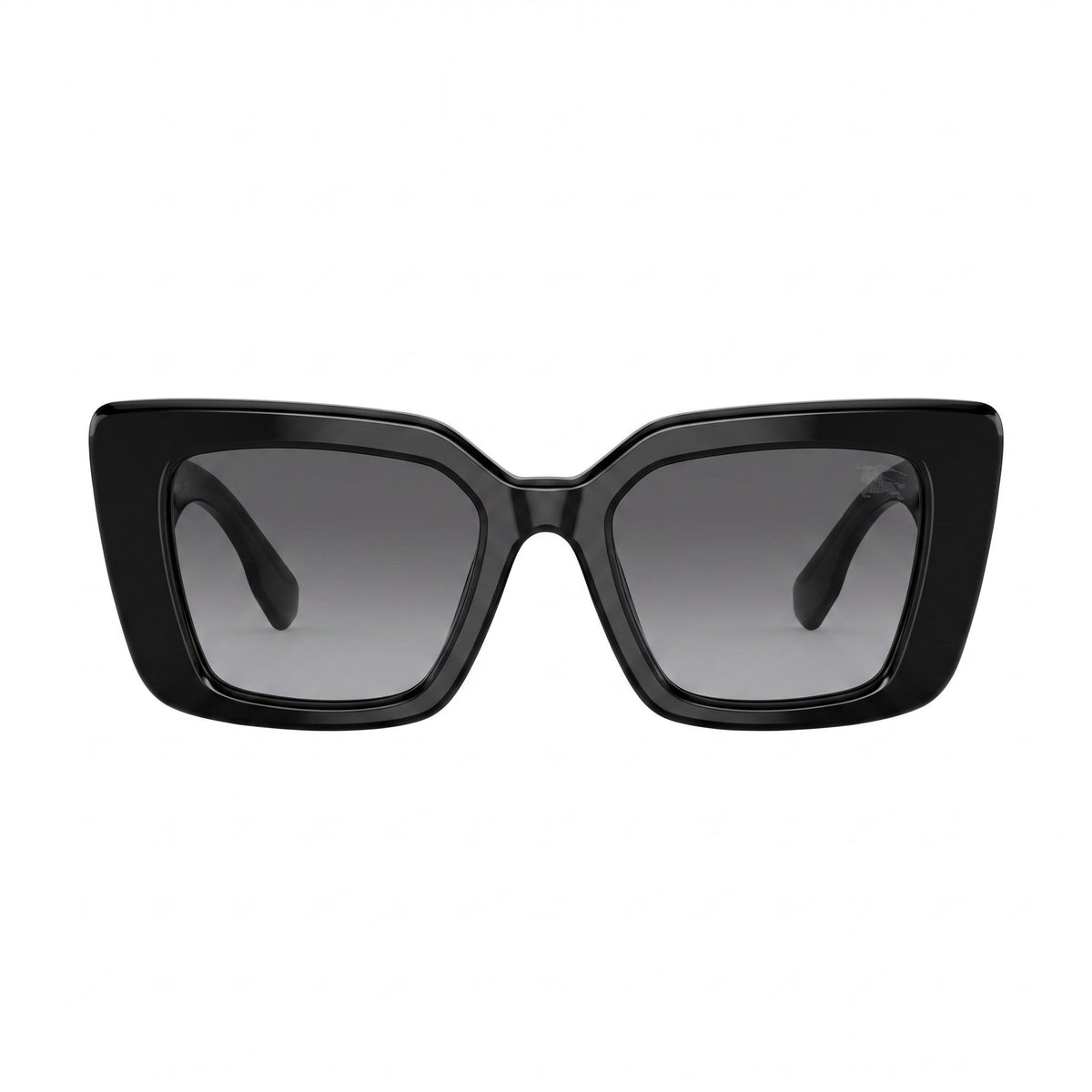 Gafas de sol rectangulares Burberry Classic negro/gris oscuro unisex, 51 mm, Photo 2