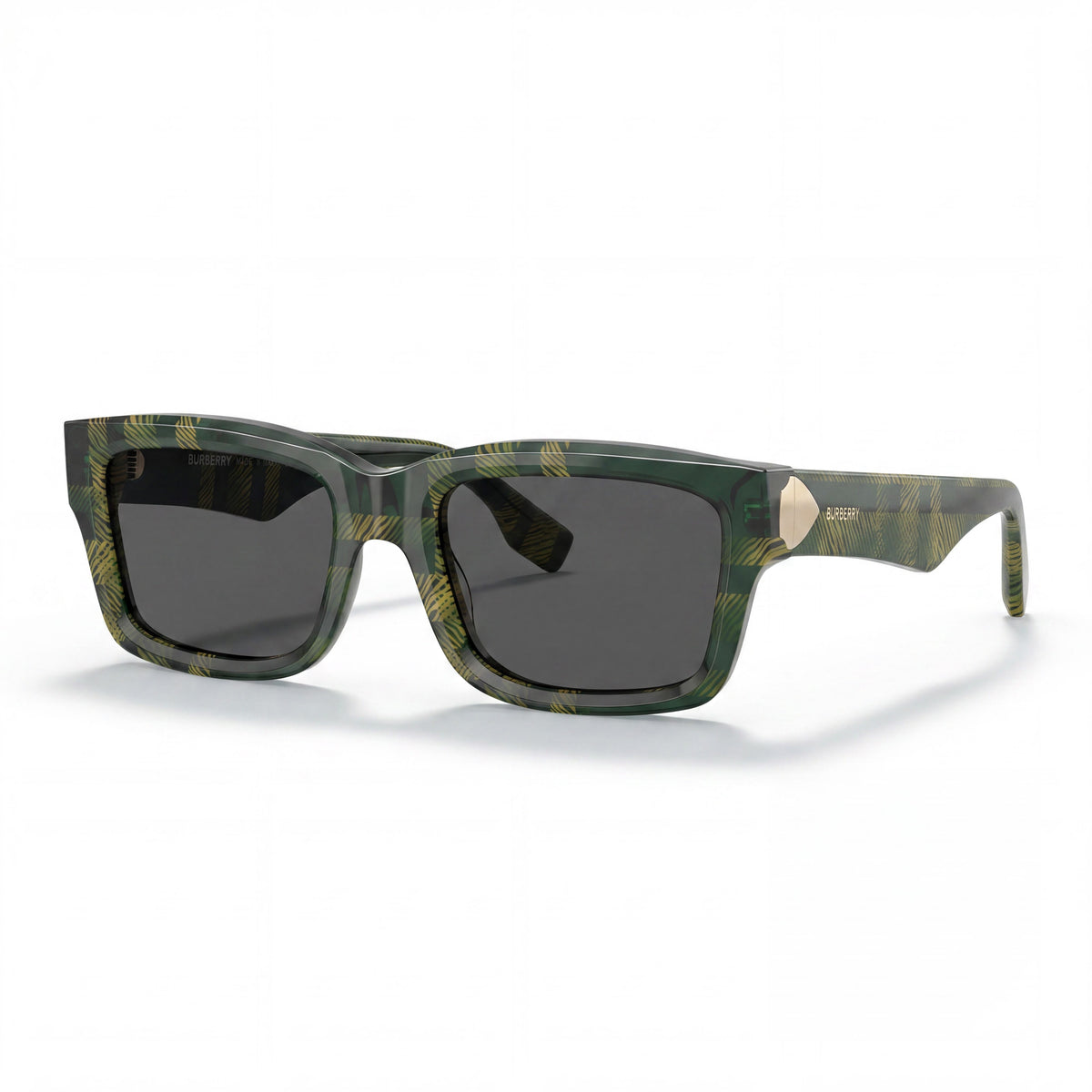 Burberry Classic BE4443 Green Rectangle Sunglasses for Women, 55mm, Photo 1