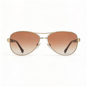 Burberry Casual Sunglasses Aviator Sunglasses for Unisex — front view, Metal frame