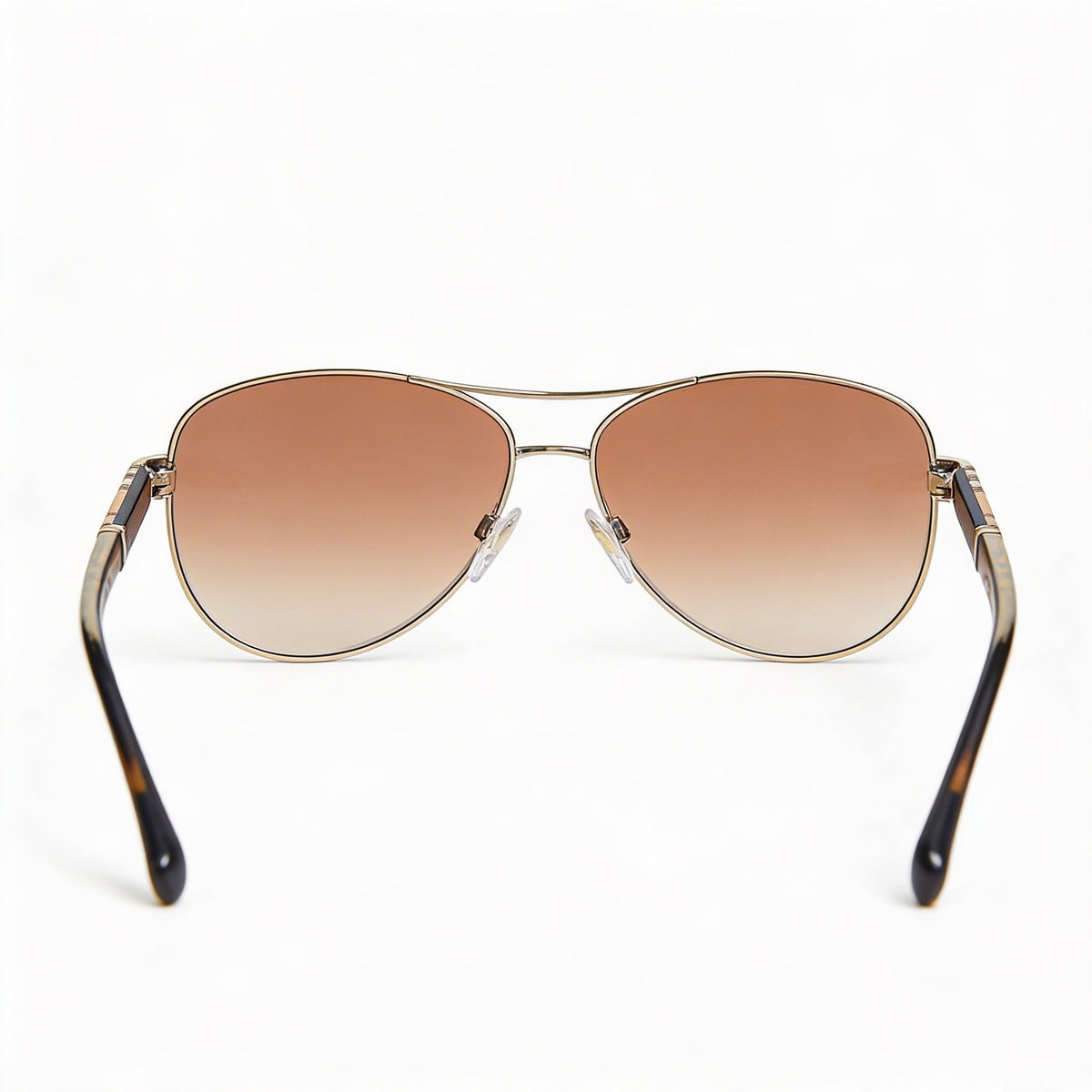 Gafas de sol aviador unisex Burberry, color oro claro/marrón, 59 mm, Photo 3