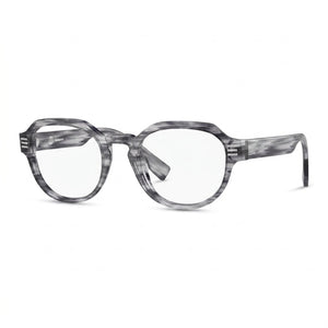 Burberry Gray Round Eyeglasses for Men frame