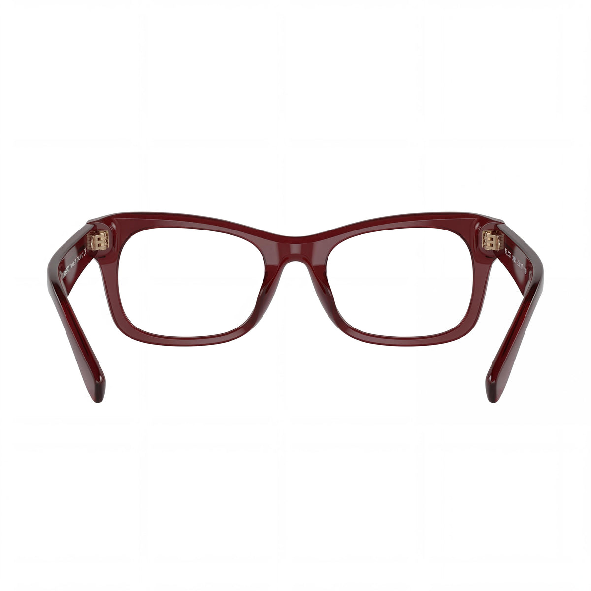 Gafas graduadas rectangulares clásicas rojas Burberry unisex, Photo 3