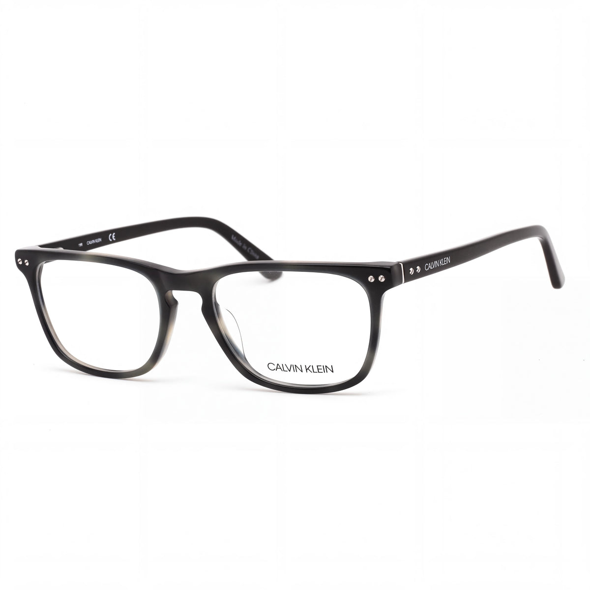 Gafas graduadas para hombre Calvin Klein 18513 007 con montura de plástico en color Habana carbón y lentes de muestra 54-19-145, Photo 1