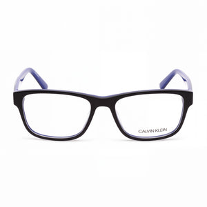 Calvin Klein CK18540 Rectangle Eyeglasses for Men — front view, Acetate