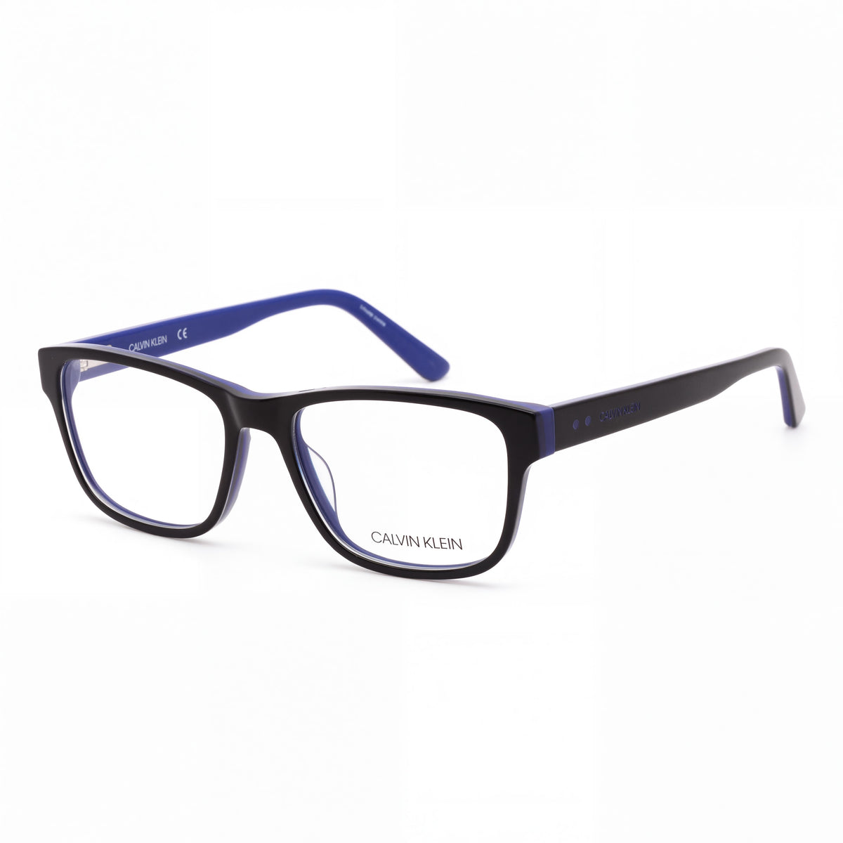 Calvin Klein CK18540 Men's Black Cobalt Rectangle Eyeglasses, Photo 1