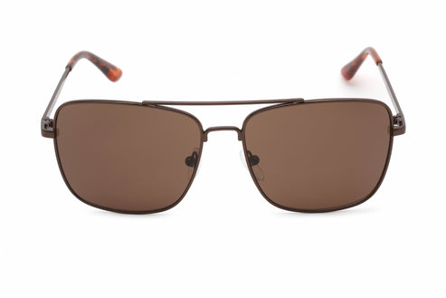 Calvin Klein CK19136S-200 Brown Navigator Sunglasses for Men, 57mm, Photo 1