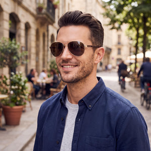 Calvin Klein Ck19316s Gold Sunglasses Men — lifestyle wear, travel and sunny destinations