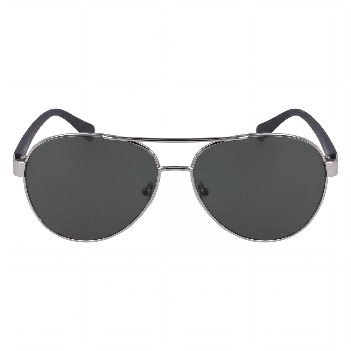 Gafas de sol tipo aviador Calvin Klein CK19316S para hombre, plateadas y verdes, 60mm, Photo 2