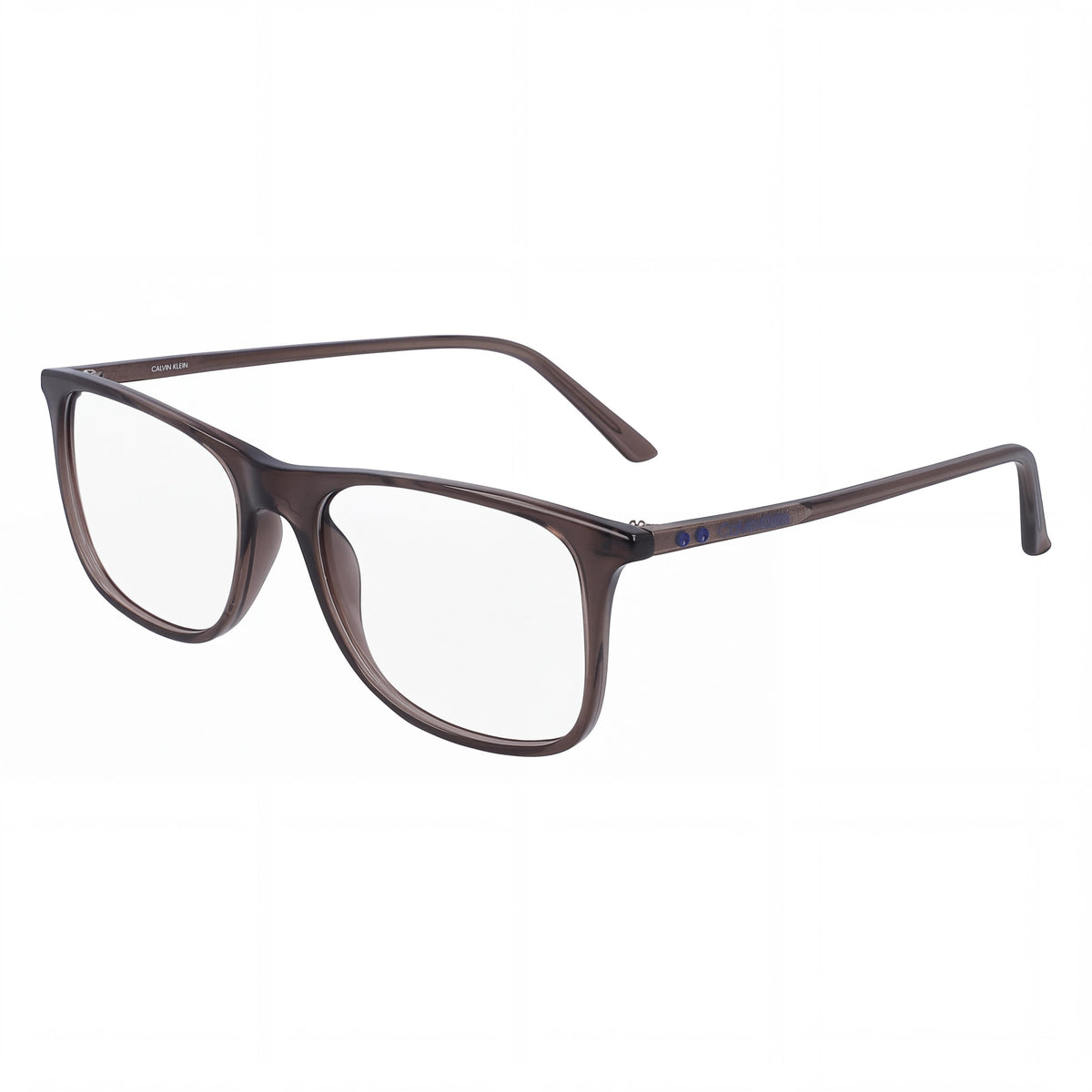 Calvin Klein Ck19513 Dark Brown Rectangle Eyeglasses for Men, 55mm, Photo 1