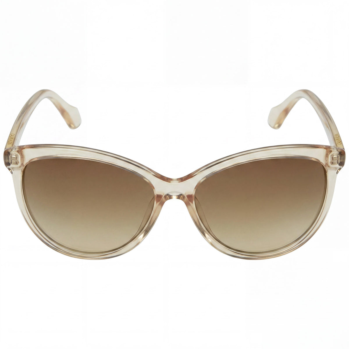 Gafas de sol Calvin Klein Ck19536s Cat Eye para mujer, color beige cristal, 55 mm, Photo 2