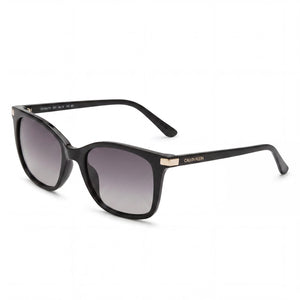Calvin Klein CK19536S Brown Cat Eye Sunglasses for Women, Black lens