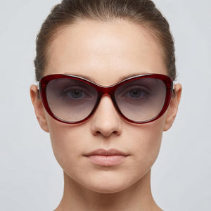 Calvin Klein CK19560S Red Sunglasses Women — lifestyle wear, driving and weekend outings