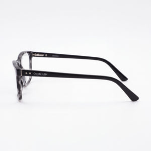 Calvin Klein CK20511 Rectangle Eyeglasses Men — side view, Black Rectangle temples
