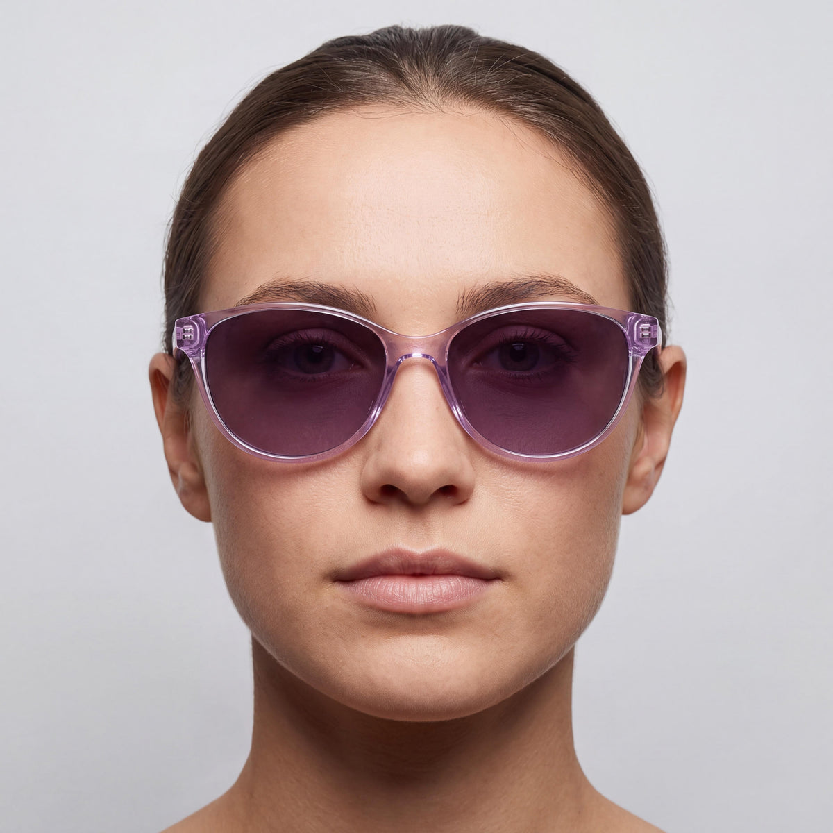 Gafas de sol Calvin Klein Ck20517s para mujer con montura de plástico negra y lentes ahumadas degradadas con protección UV 56-15-140, Photo 4