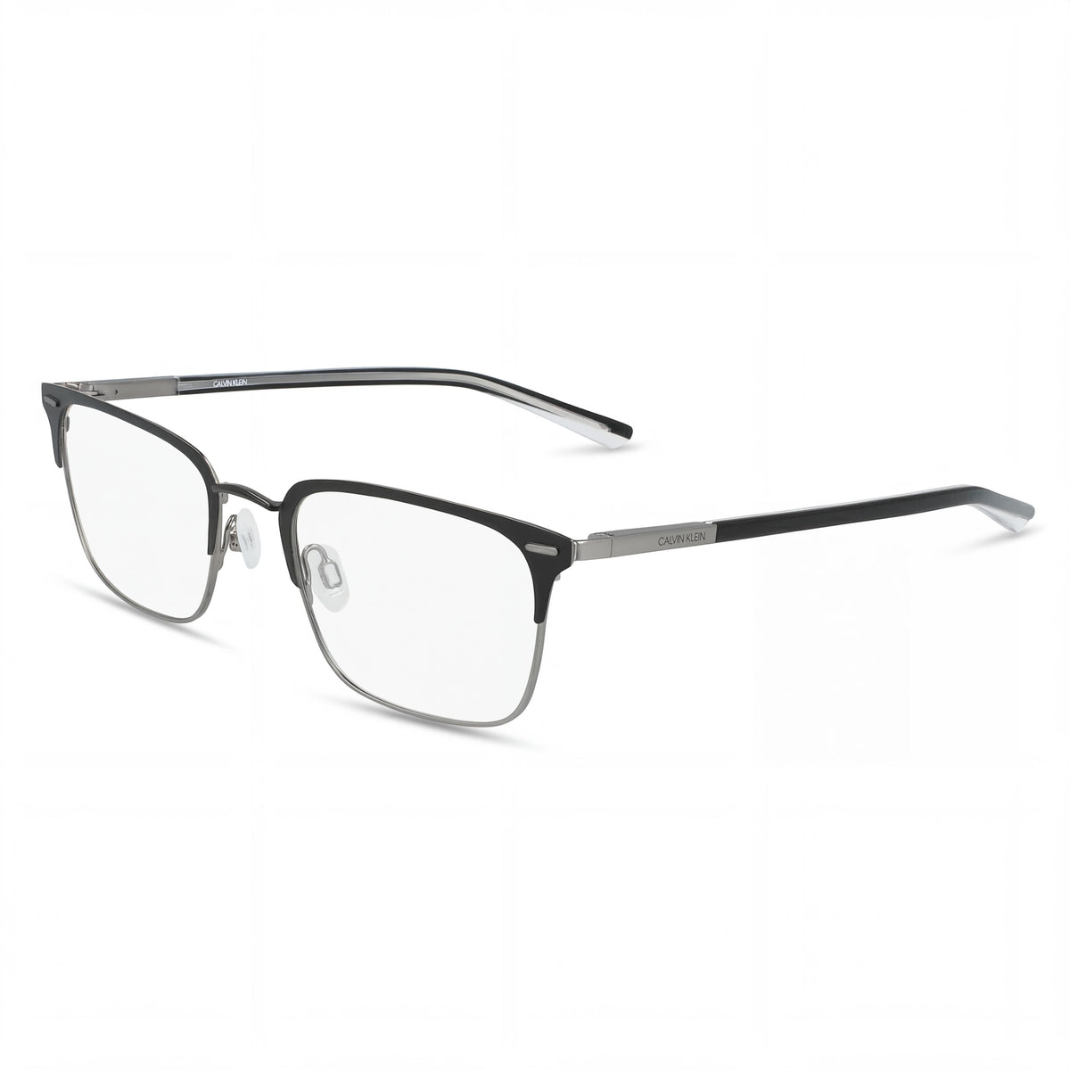 Gafas Calvin Klein CK21302 Rectangulares Negras Satinadas para Hombre, 53mm, Photo 1