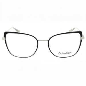 Calvin Klein Ck22101 Cat Eye Eyeglasses Unisex — front view, Metal