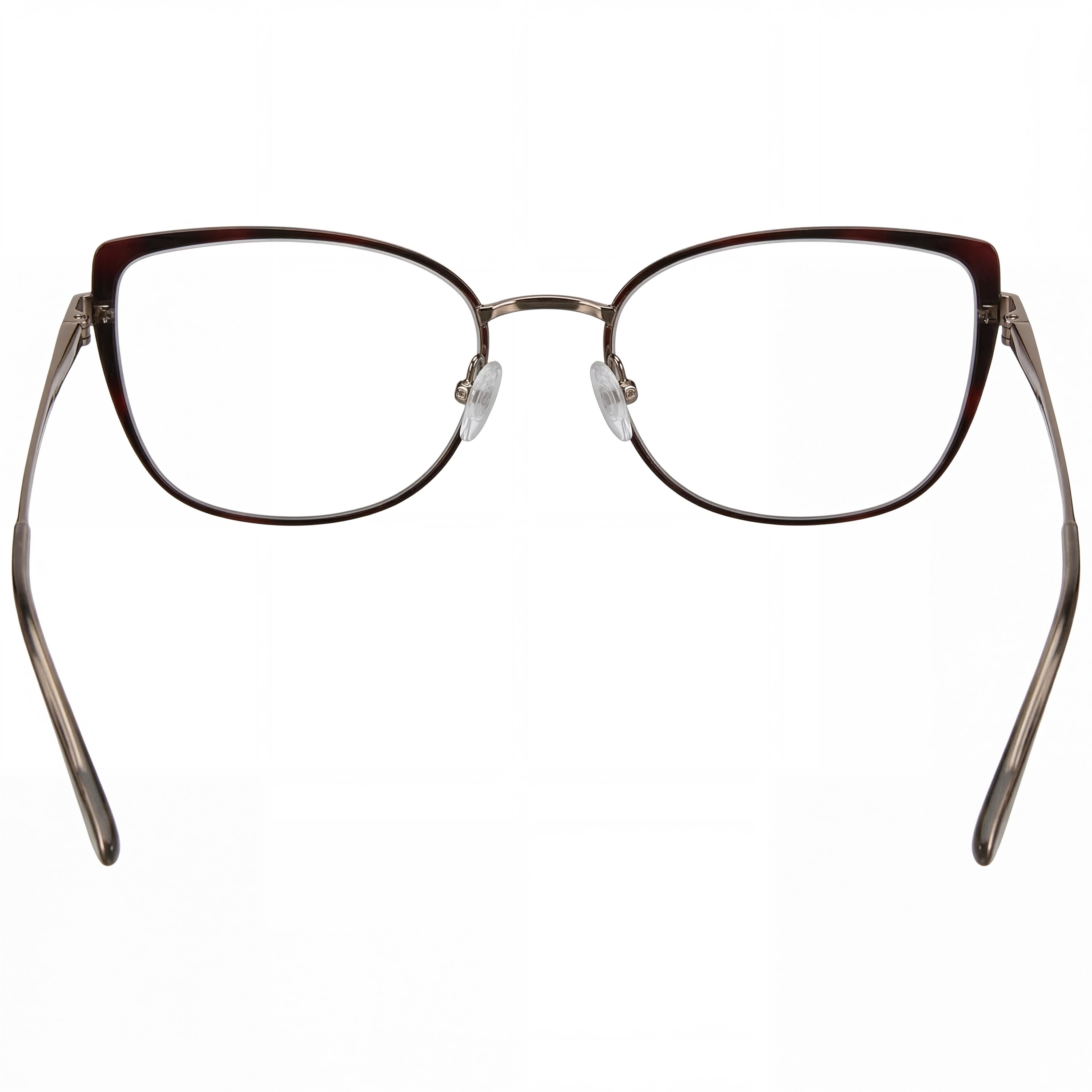Calvin Klein CK22101 Gafas Unisex Ojo de Gato Havana Gold, Metal 54mm, Photo 2