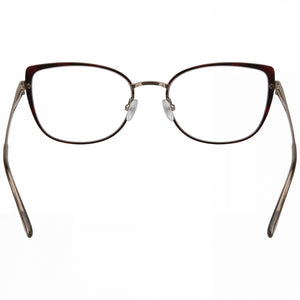 Calvin Klein Ck22101 Cat Eye Eyeglasses Unisex — front view, Metal