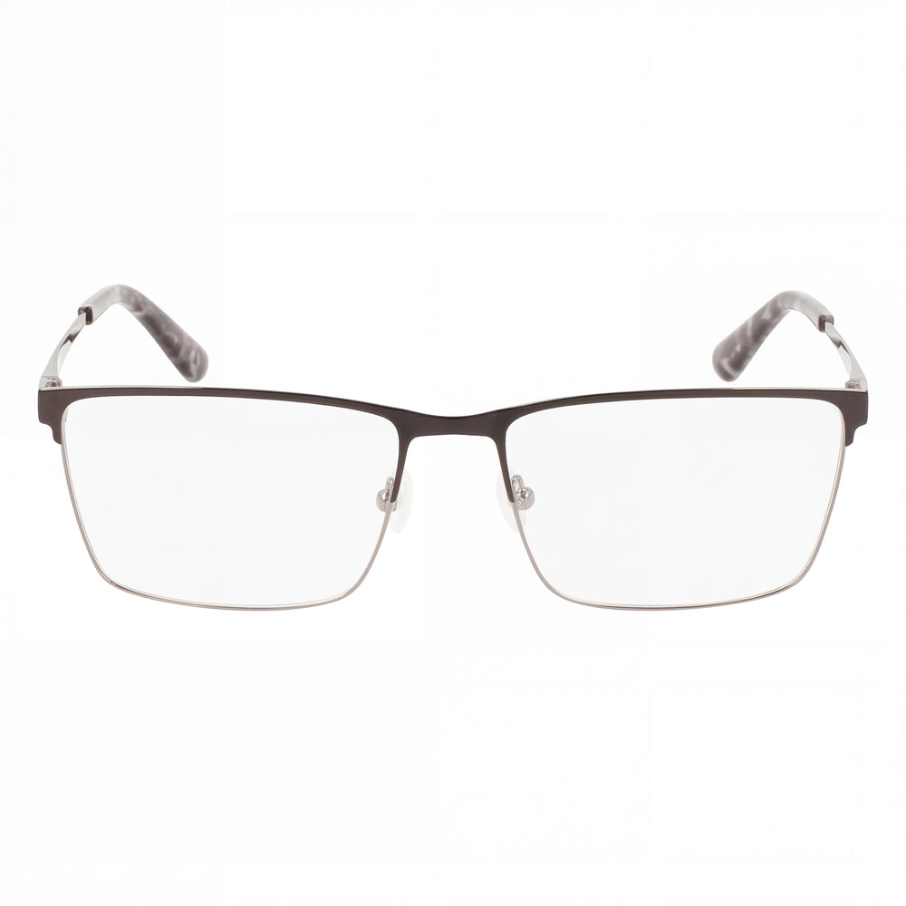 Calvin Klein CK22102 Rectangle Eyeglasses Unisex — front view, Metal