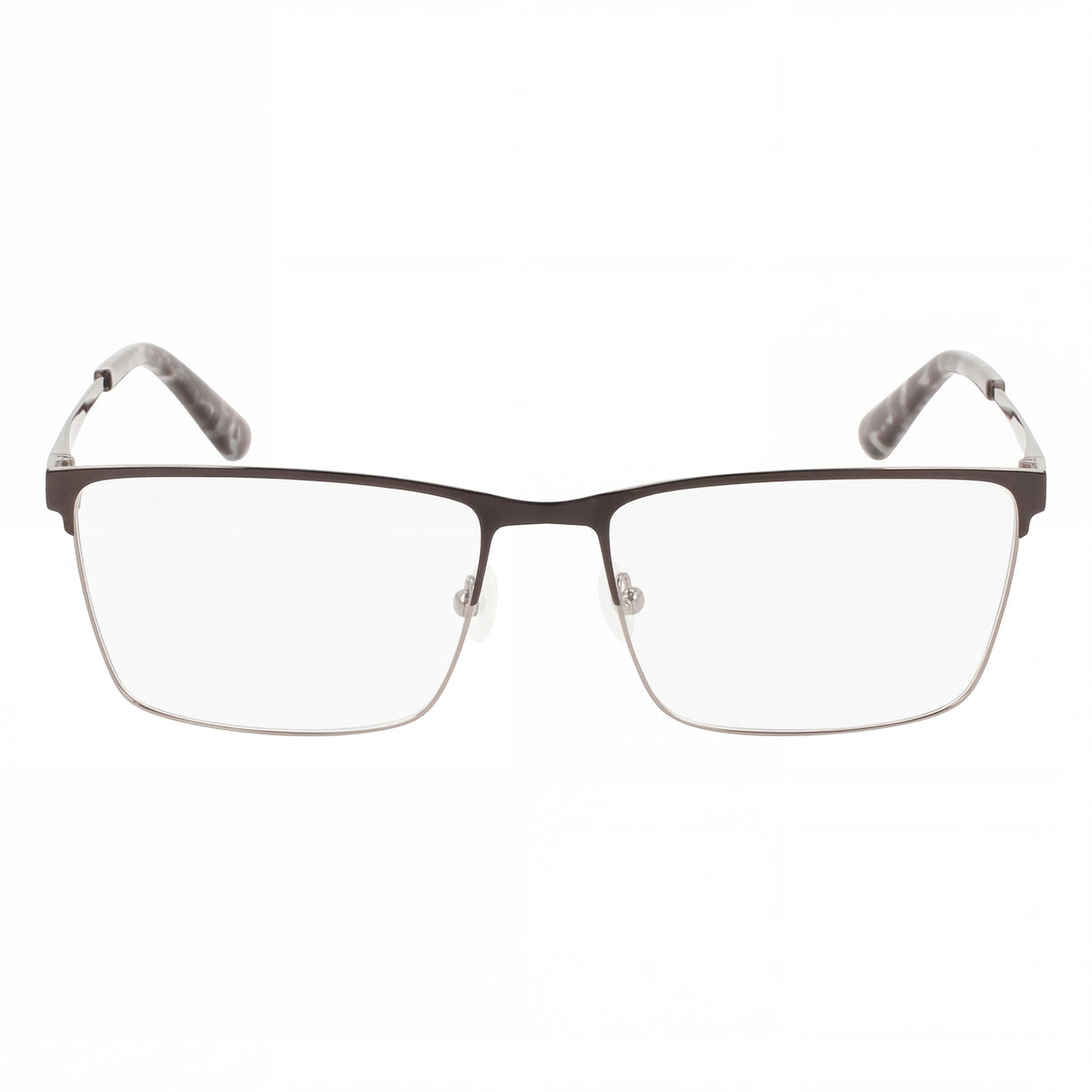 Calvin Klein Ck22102 Gafas Rectangulares Unisex Negro Gun Metal, 57mm, Photo 2