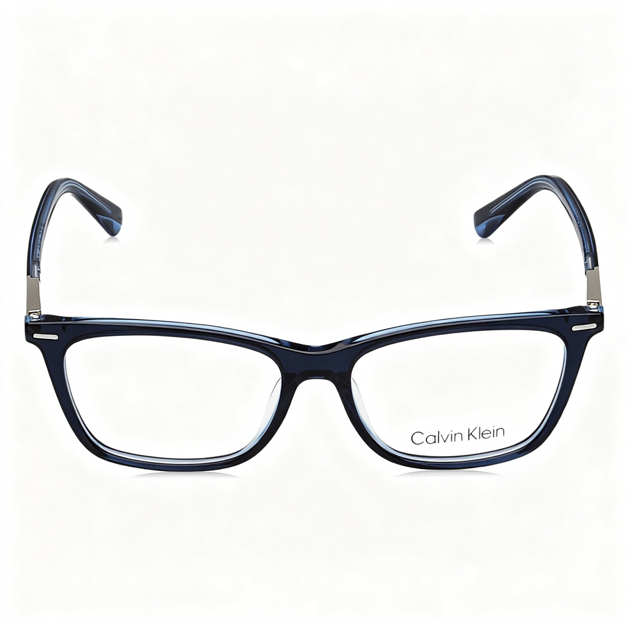 Calvin Klein CK22506 Blue Rectangle Unisex Eyeglasses, Acetate 52mm, Photo 2