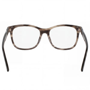 Calvin Klein CK22507 Rectangle Eyeglasses Unisex — side view, Black Metal temples