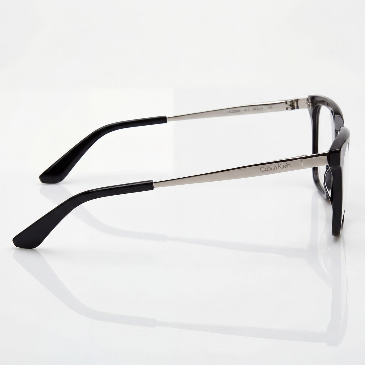 Gafas graduadas rectangulares negras Calvin Klein CK22509 para mujer, 52 mm, Photo 3