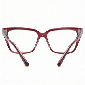 Calvin Klein Ck22539 Square Eyeglasses Unisex — side view, Red Plastic temples