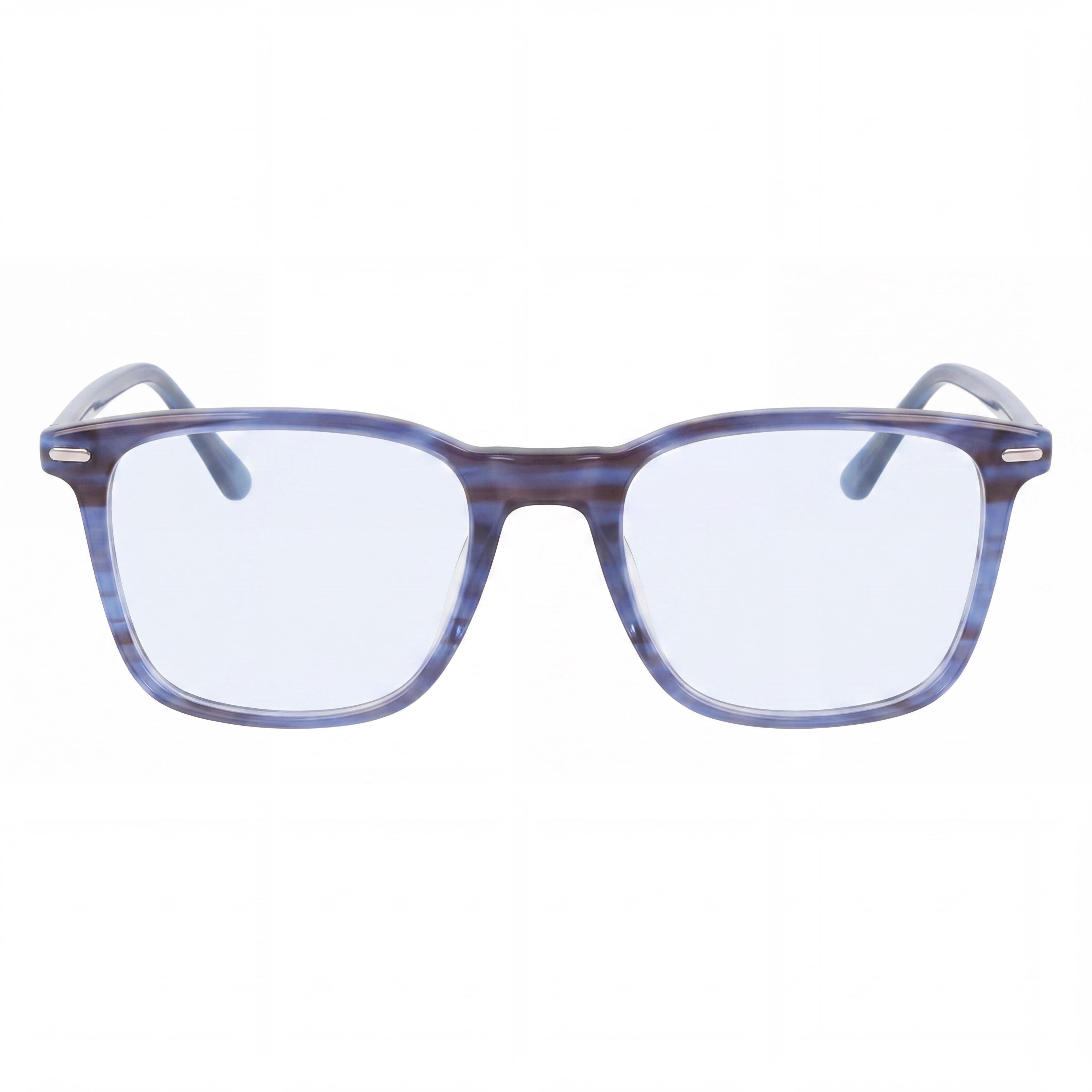 Gafas unisex Calvin Klein CK22541 de acetato con montura de cuerno azul y lentes no polarizadas de 53 mm, Photo 2