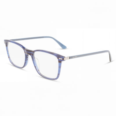 Calvin Klein CK22541 Blue Rectangle Eyeglasses Unisex, Acetate frame