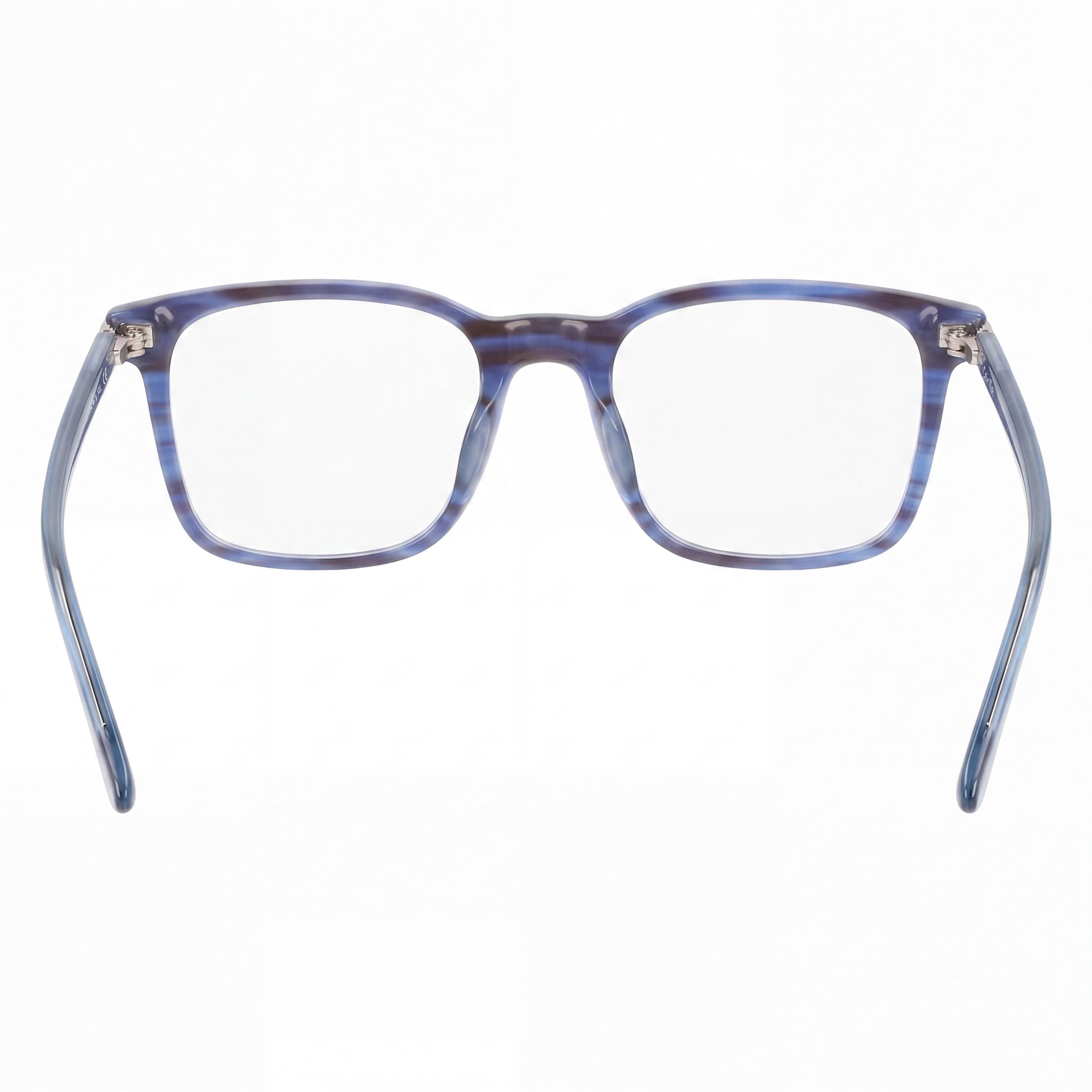 Gafas unisex Calvin Klein CK22541 de acetato con montura de cuerno azul y lentes no polarizadas de 53 mm, Photo 4