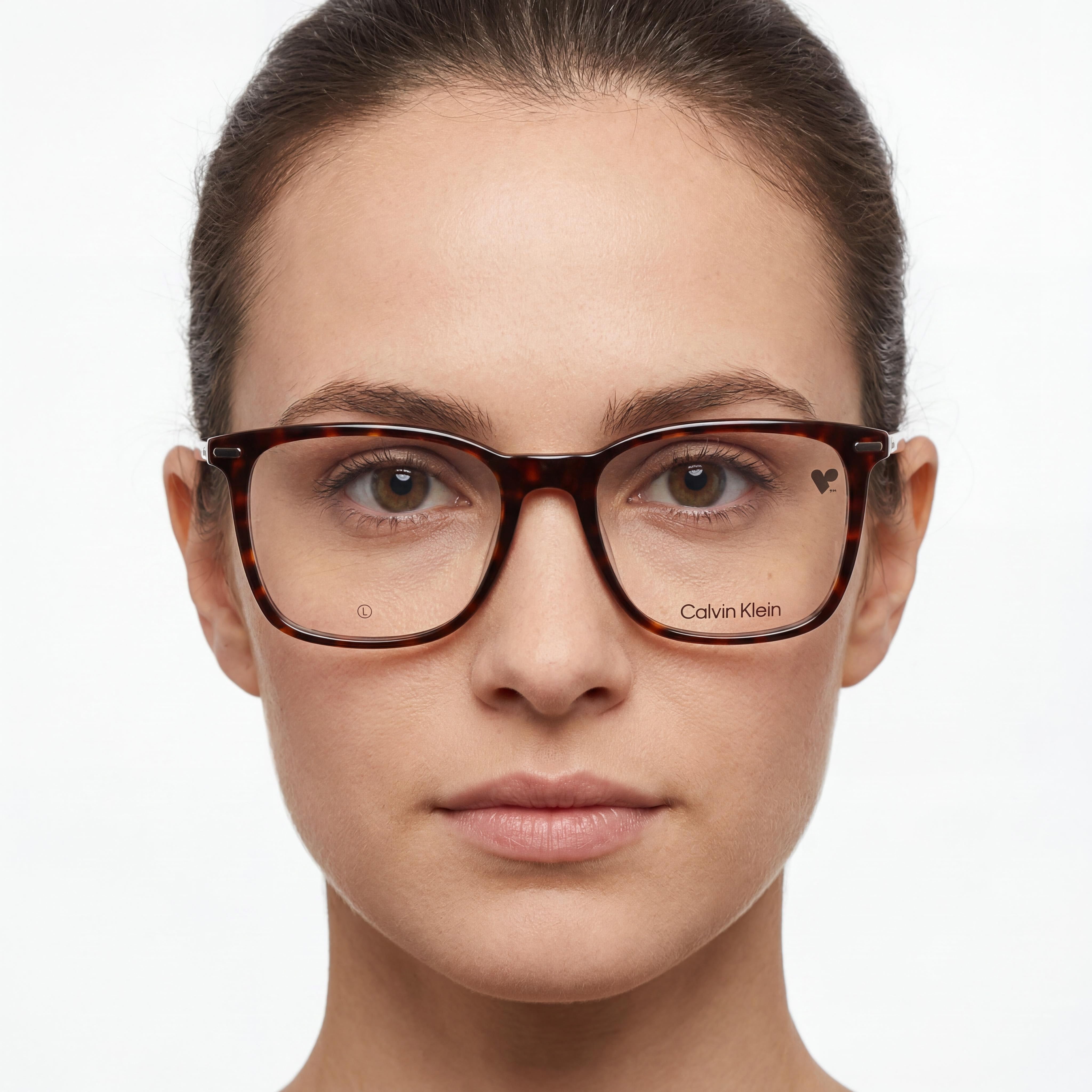 Calvin Klein CK22541 Tortoise Rectangle Eyeglasses for Women, 55mm, Photo 5
