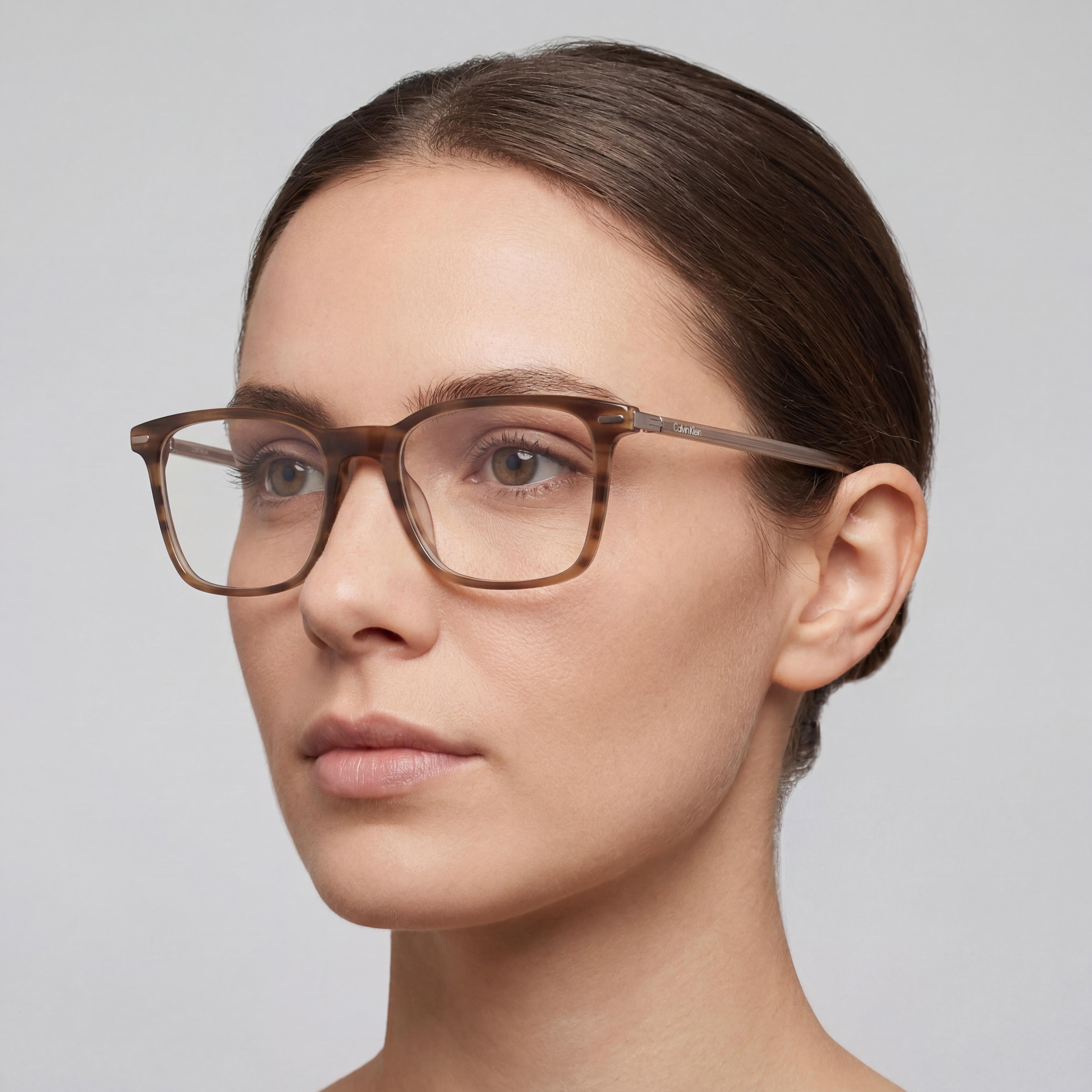 Calvin Klein CK22541 Striped Olive Eyeglasses for Women, Photo 3