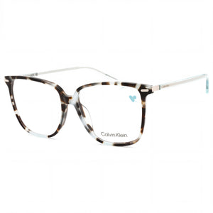 Calvin Klein Ck22543 Havana Square Eyeglasses Unisex, Metal frame