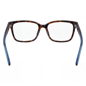 Calvin Klein Ck22545 Rectangle Eyeglasses Unisex — side view, Dark Tortoise Metal temples