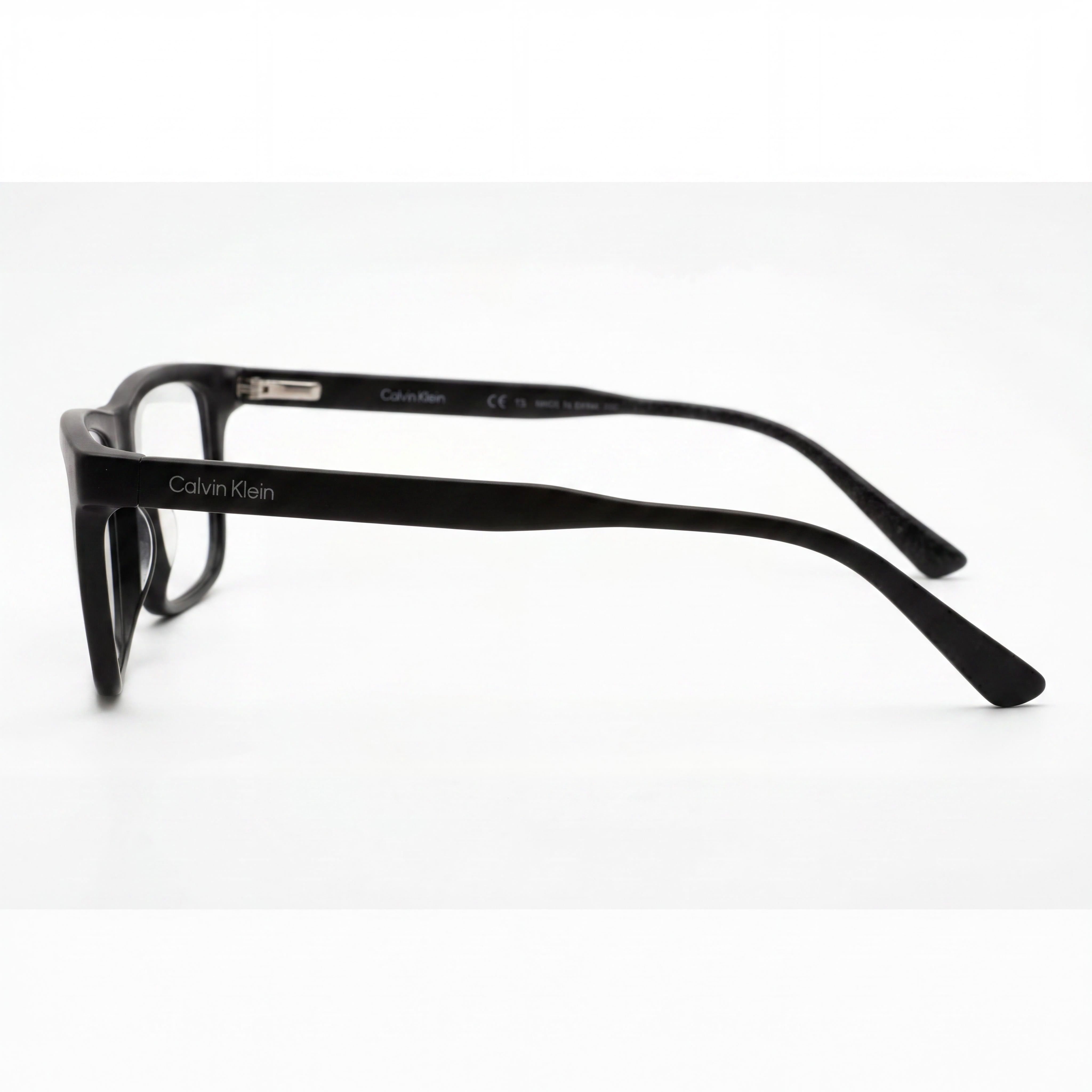 Calvin Klein CK22547 Gafas rectangulares negras para hombre, acetato de 54 mm, Photo 2